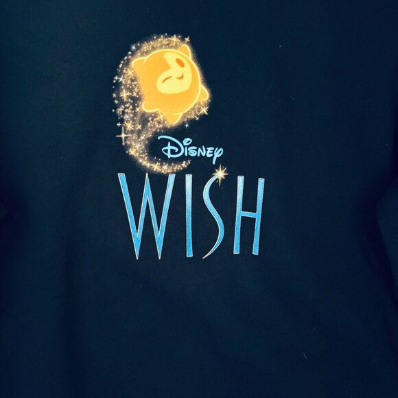 Disney Wish 2023 Promo Kids Crewneck Sweatshirt Navy Blue EU 140/US 10 - Picture 2 of 5